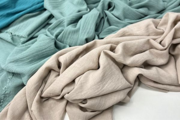 Плательная ткань Аделина жатка Полынь